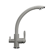 Смеситель для кухни Ulgran U-017-310, серый