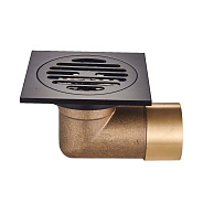 Душевой трап Raglo R605.10.06 100х100мм, нержавеющая сталь, черный