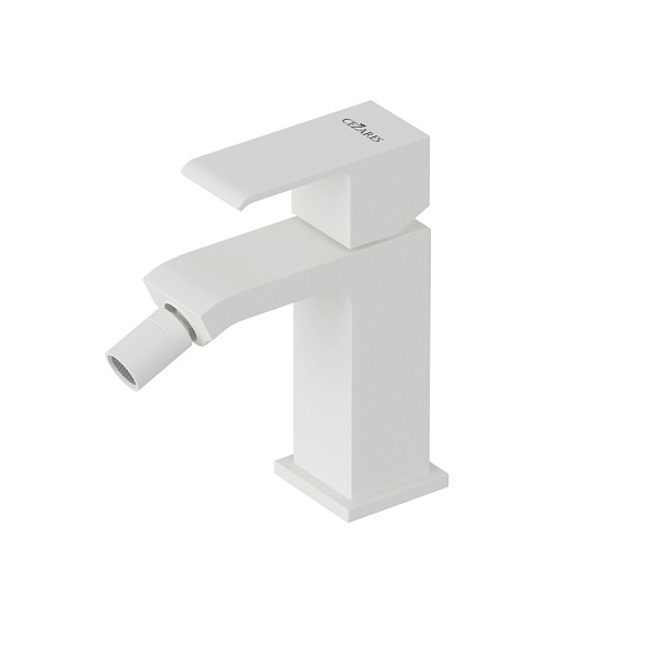 Смеситель для биде Cezares Porta, белый матовый (PORTA-BS1-BIO)