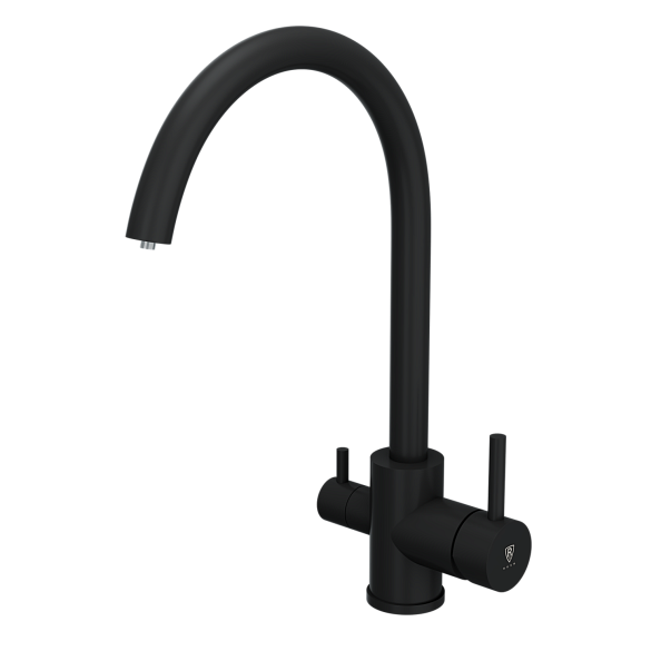Смеситель для кухонной мойки с фильтром RUSH (SUS9035-37Black)
