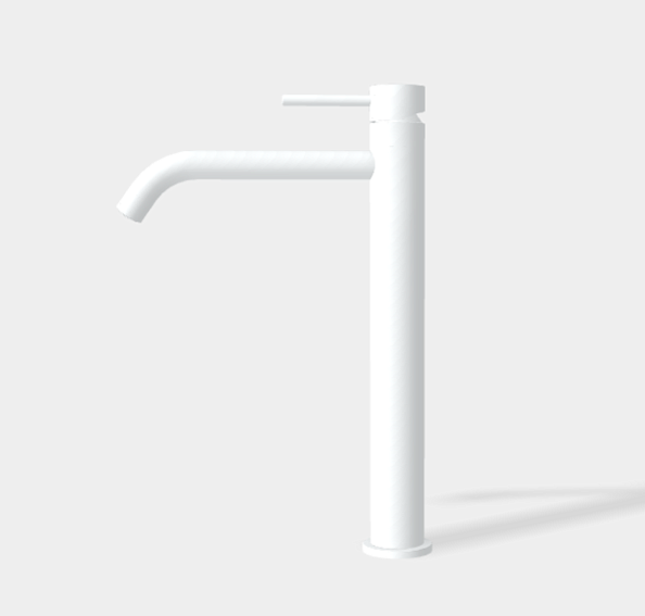 Смеситель для раковины Fima Carlo Frattini Spillo Up, белый матовый (F3031/HXSBS)