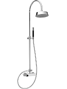 Душевая стойка Cisal Chérie, Chrome/Night Black (CH0040546T)