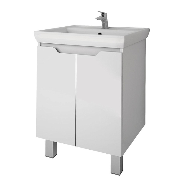 Тумба под раковину подвесная Dreja Q Plus (D) 55 см, белый
