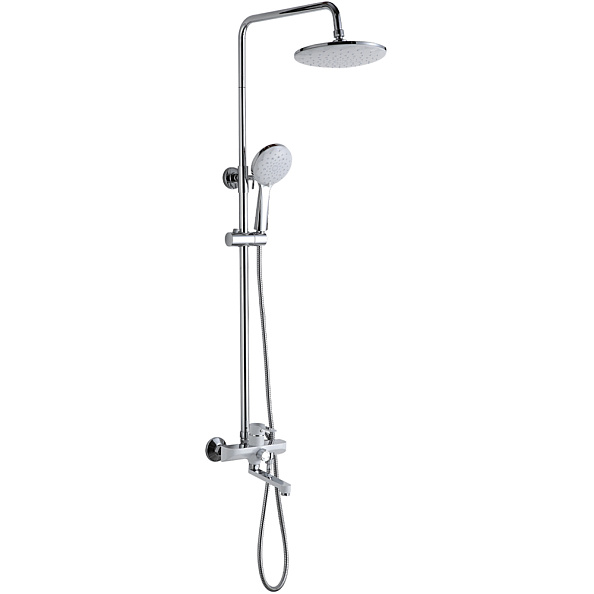 Душевая система FRAP F2441, хром/белый