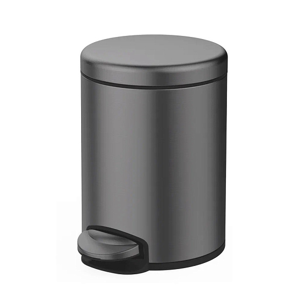 Мусорное ведро Raglo R360.106.09 с педалью для открывания, графит