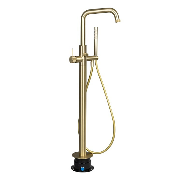 Смеситель для ванны Splendy Passion на 2 потребителя золото матовое брашированное (PA203H1K229GM)