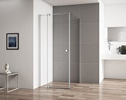 Душевой уголок Cezares Valvola 90x80x195 мм, прямоугольный, хром (VALVOLA-AH-1-90/80-C-Cr)