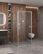 Душевой уголок Cezares Molveno 90x90x195 мм, прямоугольный, хром (MOLVENO-BA2-90/90-C-Cr-IV)