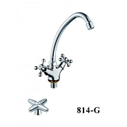 Смеситель для кухни D-Lin D153814-G, хром