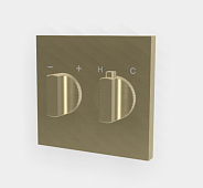 Смеситель для душа Fima Carlo Frattini Switch, на 2 потребителя, шампань брашированная (F5921HS)