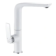 Смеситель для кухни Rose R2713F, белый/хром