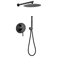 Душевая система встраиваемая (без излива) Grocenberg GB5099BL-3, черный