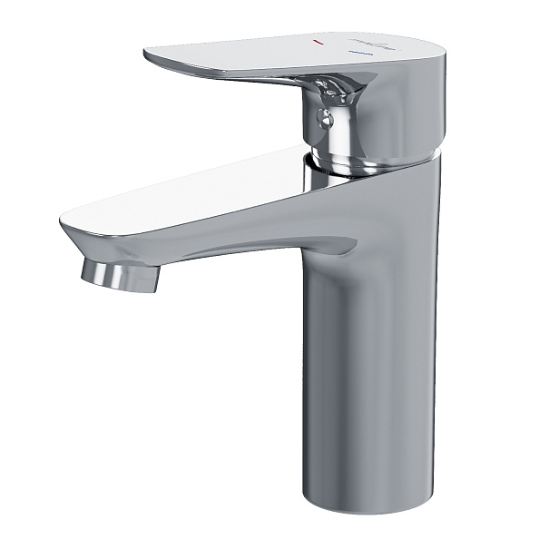 Смеситель для раковины 35k MIXLINE МЛ14-04 (ML14-04) б/отв п/гайку (без подводки) (556599)