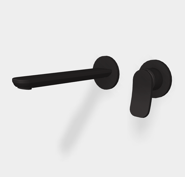 Смеситель для раковины Fima Carlo Frattini Flo', черный матовый (F3821WLX8NS)