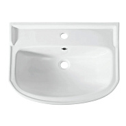 РОНДО 56 Умывальник мебельный, ВКС Белый S1 (WB.FN/Rondo/56-C/WHT.G/S1)