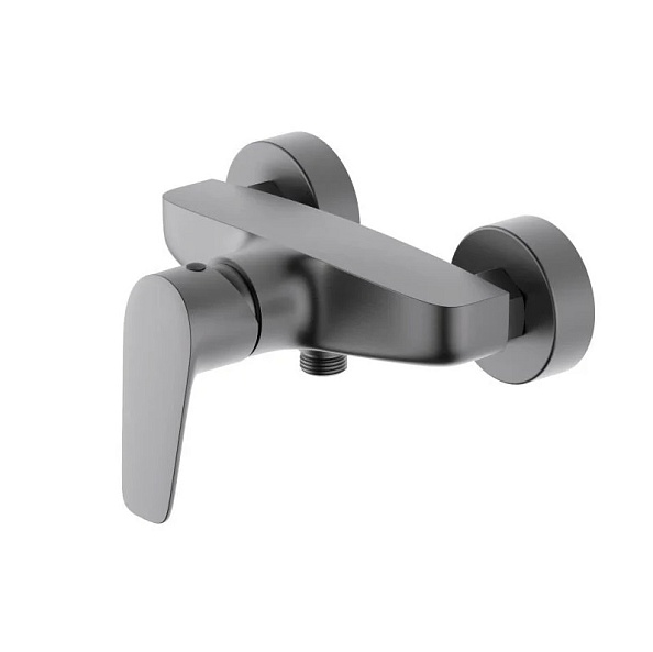 AQ1160BGM БЕТТА смеситель для душа, шлиф. черный хром