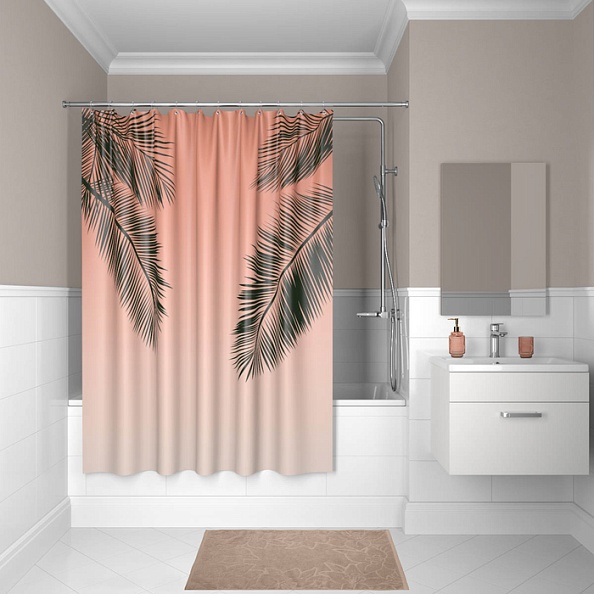 Штора для ванной комнаты 200*180 IDDIS Basic (B33P218i11)