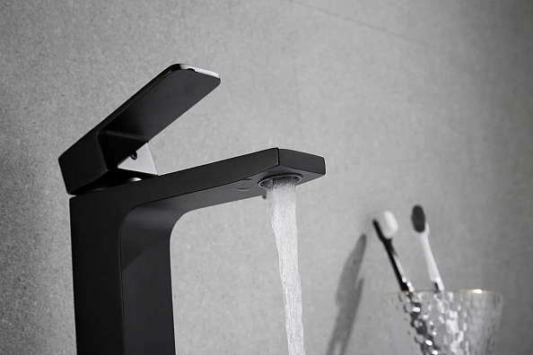 Смеситель для раковины Shevanik S9701H, черный