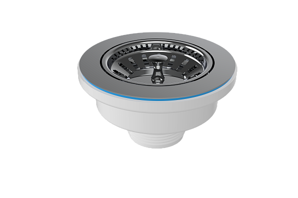 Выпуск NOVA для сифона 3 1/2" с винтом 45мм(для каменной  мойки) (1043)