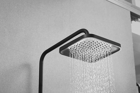 Душевая система Shevanik S9736H, черный