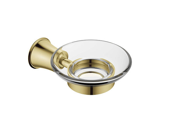 Мыльница подвесная Cezares Liberty, брашированное золото (CZR-F-8987-BORO1)