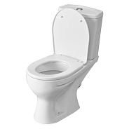 1P4013S0000BF Унитаз-компакт Ультра белый, сидение полипропилен (арт. 188013S0020B0), кос вып