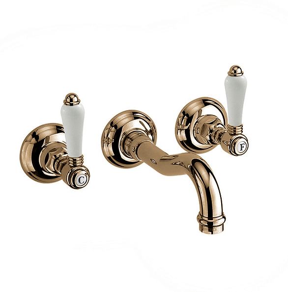 Смеситель для раковины Nicolazzi P.Mont Blanc, Bronzed Plated (1477EXT BZ 78)