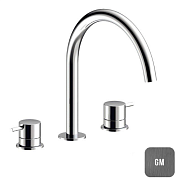 Смеситель для раковины Almar Gun Metal Brushed PVD (E214004.GM)