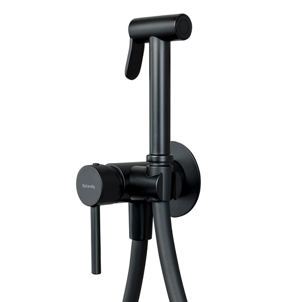 Гигиенический душ Splendy Joy черный матовый (JO219YU1KLBM)