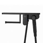 Гигиенический душ со смесителем и полочкой GAPPO G7295-16, черный