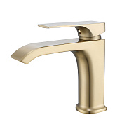 Смеситель Prohanss для раковины монолитный, золотой сатин (P61.10.03)