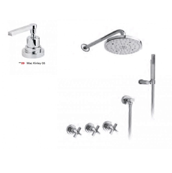 Душевой комплект Nicolazzi Mac Kinley 05, хром (2233EXT CR 29)