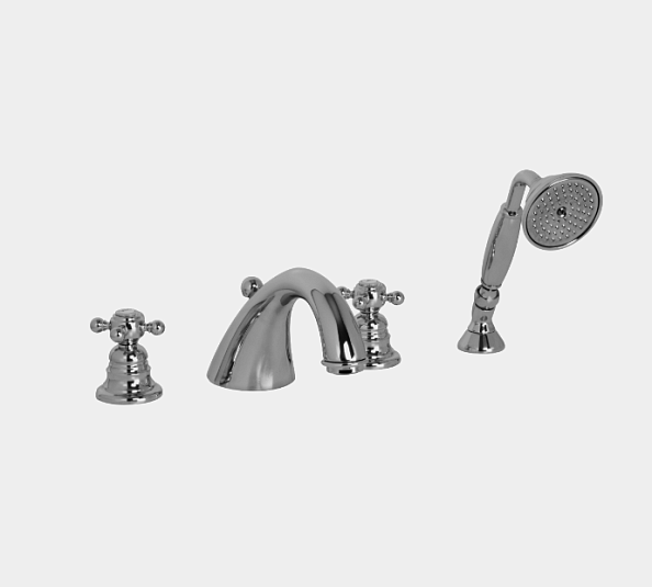 Смеситель для ванны и душа Fima Carlo Frattini Elizabeth, хром (F5094CR)