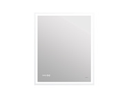Зеркало Cersanit  LED 080 design pro 70x85 с подсветкой часы с антизапотеванием прямоугольное (KN-LU