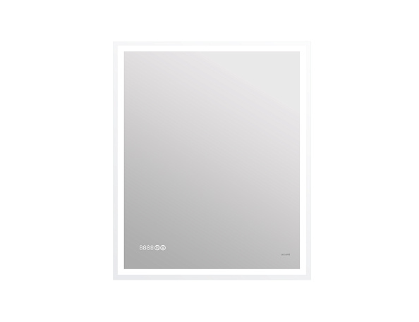Зеркало Cersanit  LED 080 design pro 70x85 с подсветкой часы с антизапотеванием прямоугольное (KN-LU