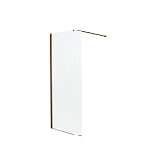 Душевая перегородка Knotlor WI090CG1RB 90х200, бронза