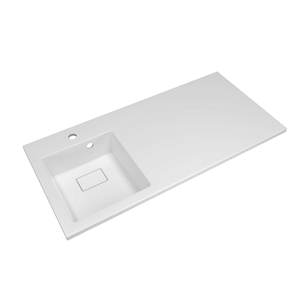 Раковина Florentina Аванти 100 см 10.310.0L100.001, белая