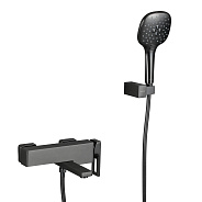 Смеситель для ванны GAPPO G3217-9, оружейная сталь