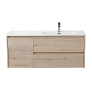 База под раковину подвесная BelBagno Kraft 1200х500х460 мм, Rovere Galifax Bianco (KRAFT-1200-2C-1A-SO-RGB-R)