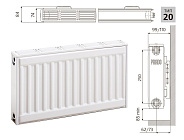 Радиатор стальной панельный PRADO Classic C20 400х1300 с боковым подключением