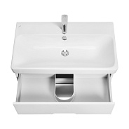 1A2831K0OL010 Набор: 1A283101OL010 Тумба-умывальник Оливия 80 Белый матовый/1WH501772 Раковина Адриана 80