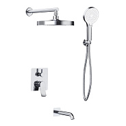 Душевая система HAIBA встраиваемая хром (HB80553)