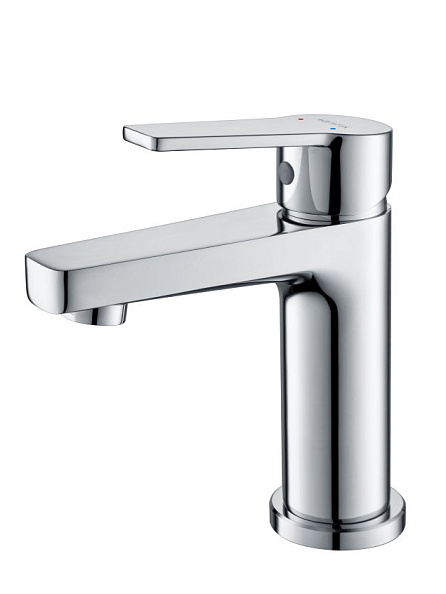 AQ1710CR ЛУГАНО смеситель для раковины 106 без донного клапана