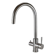 Смеситель для кухни с подключением фильтра Esko Kitchen K22, хром