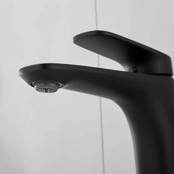 Смеситель для раковины Shevanik S8501H, черный