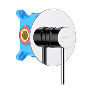 AQ1366CR ЕВРОПА смеситель для душа 1 режим (внешняя и скрытая часть)