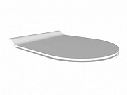 Сиденье GSI Spares 365 мм х 455 мм, Slim/Soft Close, белый матовый (Уценка) (MS86CSN09_УЦ/2)