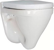 Чаша подвесного унитаза Sanita Luxe Attica с крышкой-сиденьем микролифт