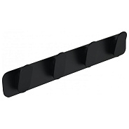 Планка с 4 крючками Grocenberg AC0054BL, черный