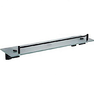 Полка стеклянная FRAP F30607-6, черный